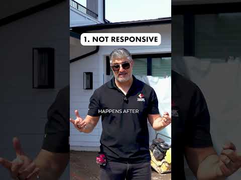 3 red flags for a contractor 101