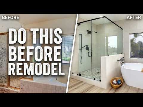 Remodel master bathroom in San Diego California