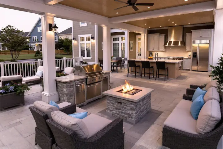 Rancho Peñasquitos remodel indoor-outdoor living and outdoor kitchen